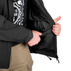 Куртка Helikon-Tex Cougar Qsa + Hid - Soft Shell Windblocker, Black 2XL/Regular (KU-CGR-SM-01) - изображение 4