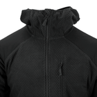 Куртка Helikon-Tex Alpha Hoodie - Grid Fleece, Black XL/Regular (BL-ALH-FG-01) - изображение 8