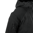 Куртка Helikon-Tex Alpha Hoodie - Grid Fleece, Black XL/Regular (BL-ALH-FG-01) - изображение 9