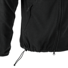 Куртка Helikon-Tex Alpha Hoodie - Grid Fleece, Black S/Regular (BL-ALH-FG-01) - изображение 12