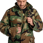 Куртка Helikon-Tex M65 - NyCo Sateen, US Woodland XL/Regular (KU-M65-NY-03) - изображение 6