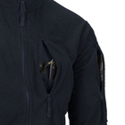 Куртка Helikon-Tex ALPHA Tactical - Grid Fleece, Navy blue S/Regular (BL-ALT-FG-37) - зображення 8