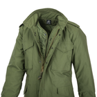 Куртка Helikon-Tex M65 - NyCo Sateen, Olive green M/Long (KU-M65-NY-02) - изображение 5