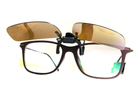 Полярізаційна накладка на окуляри (коричнева) - зображення 7