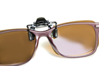 Полярізаційна накладка на окуляри (коричнева) - изображение 8
