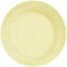 Тарілка обідня Aida Life in Colour Confetti Lemon з рельєфною порцеляною 24 см (5709554133060) - зображення 1