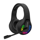 Гарнитура игровая Bloody GR230 (Black) с микрофоном, Neon LED Bluetooth+2.4GHz+3.5 jack, черный цвет