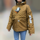 Куртка женская огнеупорная, размер M, Carhartt FR Full Swing Quick Duck Jack цвет Койот, зимняя женская куртка - изображение 1