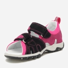 Дитячі шкіряні сандалії для дівчинки Bartek 19187-009 33 Рожевий/Чорний (5904699020781) - зображення 5