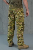 Мужские тактические брюки с наколенниками в комплекте и вставками FLEX / Крепкие Брюки рип-стоп мультикам L - изображение 5