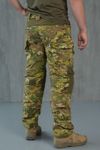 Мужские тактические брюки с наколенниками в комплекте и вставками FLEX / Крепкие Брюки рип-стоп мультикам XL - изображение 5