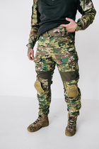 Мужские тактические брюки с наколенниками в комплекте и вставками FLEX / Крепкие Брюки рип-стоп мультикам XL - изображение 7