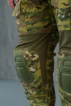 Чоловічі тактичні штани з Наколінниками у комплекті та Вставками FLEX / Міцні Брюки ріп-стоп мультикам M - зображення 3