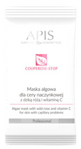 Maska algowa Apis Couperose-Stop dla cery naczynkowej z dziką różą i witaminą C 20 g (5901810005290) - obraz 1