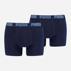 Набір чоловічих трусів 2 штуки Puma Basic Boxer 2P 90682333 L Темно-синій (8718824907970) - зображення 1