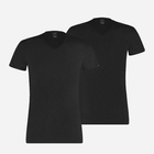 Набір чоловічих футболок Puma Basic 2P V-Neck 93501701 L 2 шт Чорний (8720245038416) - зображення 1