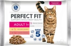  Вологий корм для котів Perfect Fit Adult 1+ з куркою та яловичиною 4 х 85 г (8410136010361) - зображення 1