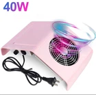 Витяжка для манікюру 858-2А (рожева) Simei 40W(р)