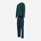 Піжама (лонгслів + штани) чоловіча бавовняна Tommy Hilfiger UM0UM03130 L Зелена (8720645421955) - зображення 6