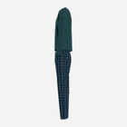 Піжама (лонгслів + штани) чоловіча бавовняна Tommy Hilfiger UM0UM03130 S Зелена (8720645421351) - зображення 7
