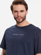 Koszulka męska luźna Tommy Jeans DM0DM16825-C87 L Granatowa (8720644517871) - obraz 4