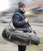 Баул-рюкзак тактичний 100 л піксель - зображення 9