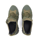 Тактичні шкіряні кросівки Oksy Tactical демісезонні трекінгові Olive розмір 42 - зображення 6