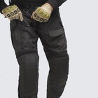 Тактичні штани UATAC Gen 5.4 Black з наколінниками S - зображення 4