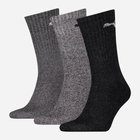 Набір чоловічих шкарпеток 3 пари Puma Crew Sock 3P 88035505 39-42 Сірий (8713537207027) - зображення 1