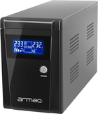 UPS Armac Office 1000E 1000VA (650W) Black (O/1000E/LCD) - obraz 1