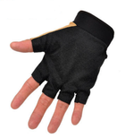 Тактические перчатки Mechanix Wear короткопальцевые утеплённые с защитой на косточки коричневые One size - изображение 3