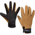 Тактические перчатки 5.11 полнопальцевые коричневые L - изображение 1