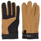 Тактичні рукавички 5.11 повнопалі коричневі L - зображення 5
