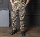 Чоловічі тактичні штани на флісі SoftShell колір піксель водонепроникні XL - зображення 4