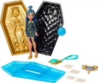 Кукла Монстер Хай Клео де Нил Золотой бьюти кейс Monster High Cleo De Nile Golden Glam Casе MH06016
