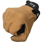 Тактичні рукавички 5.11 повнопалі коричневі XL - зображення 4