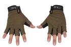 Тактические перчатки 5.11 короткопальцевые коричневые XL - изображение 1