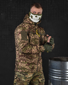Весняна тактична куртка софтшол Military plus хижак L - зображення 5