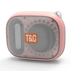 Портативна Bluetooth колонка TG394 IPX7 зі шнурочком Pink