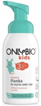 Пінка для вмивання тіла і рук Onlybio Kids від 3-х років ніжна 300 мл (5902811789004) - зображення 1