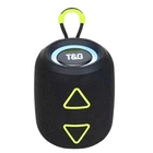 Портативна колонка TG655 5W з RGB підсвічуванням і ремінцем Black