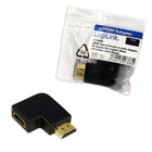 Adapter LogiLink HDMI AM/AF 90° Czarny (AH0008) - obraz 3