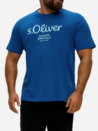 Футболка чоловіча s.Oliver 10.3.16.12.130.2148697-56D1 3XL Синя (4099975054329) - зображення 1