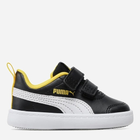 Tenisówki chłopięce na rzepy Puma Courtflex v2 V Inf 37154427 23 (6) Czarne (4065452395827) - obraz 1