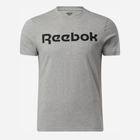 Koszulka męska bawełniana Reebok Gs Reebok Linear Rea 100038780 S Szara (4062051840420) - obraz 1