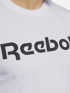 Koszulka męska bawełniana Reebok Gs Reebok Linear Rea 100038781 M Biała (4062051837802) - obraz 3