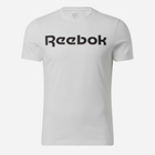 Koszulka męska bawełniana Reebok Gs Reebok Linear Rea 100038781 L Biała (4062051838441) - obraz 5