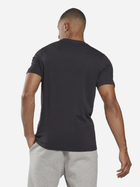 Koszulka męska bawełniana Reebok Gs Vector Tee 100052762 S Czarna (4065424148697) - obraz 2