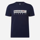 Koszulka męska bawełniana Reebok Gs Reebok Classic Ss 100070394 XL Granatowa (4066761053279) - obraz 1