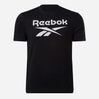 Koszulka męska bawełniana Reebok Identity Big 100070405 2XL Czarna (4066763438982) - obraz 1